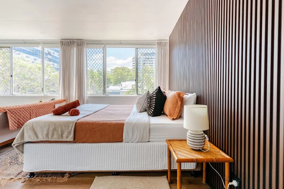 Apartmán Mid Century Pad 1Bed 1Bath 1Car 10 Mins To Cbd Brisbane